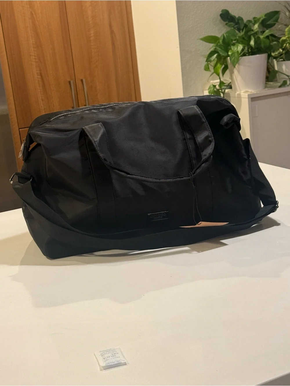 Jimmy Choo Black Men's Duffel Bag with Shoulder Strap